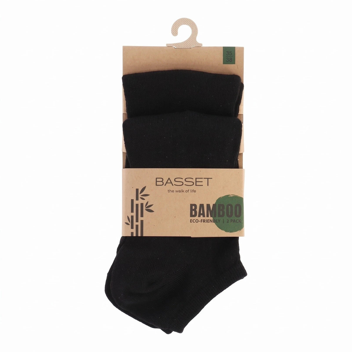 Sockshouse Basset 2-paar sneakersokken bamboe