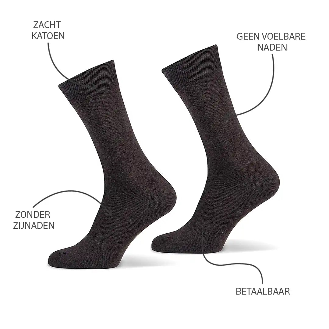 Sockshouse Basset heren katoenen sokken 1-paar