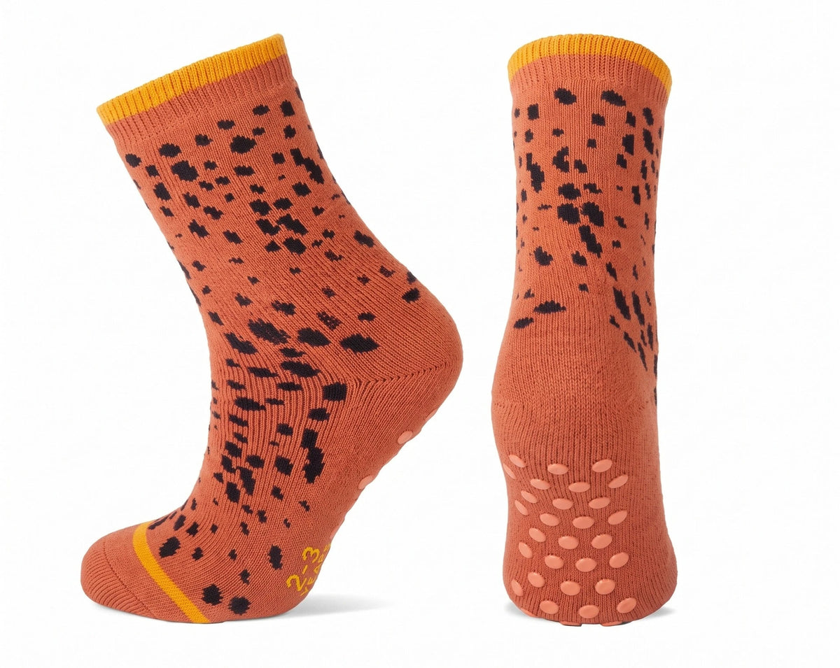 Sockshouse Basset Homepads Antislip sokken 1 paar Caramel