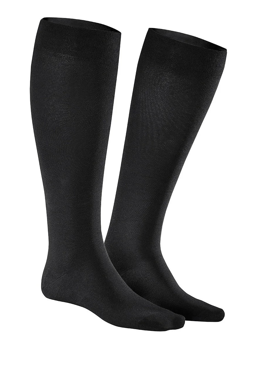 Sockshouse Basset kniekous wol heren - zwart