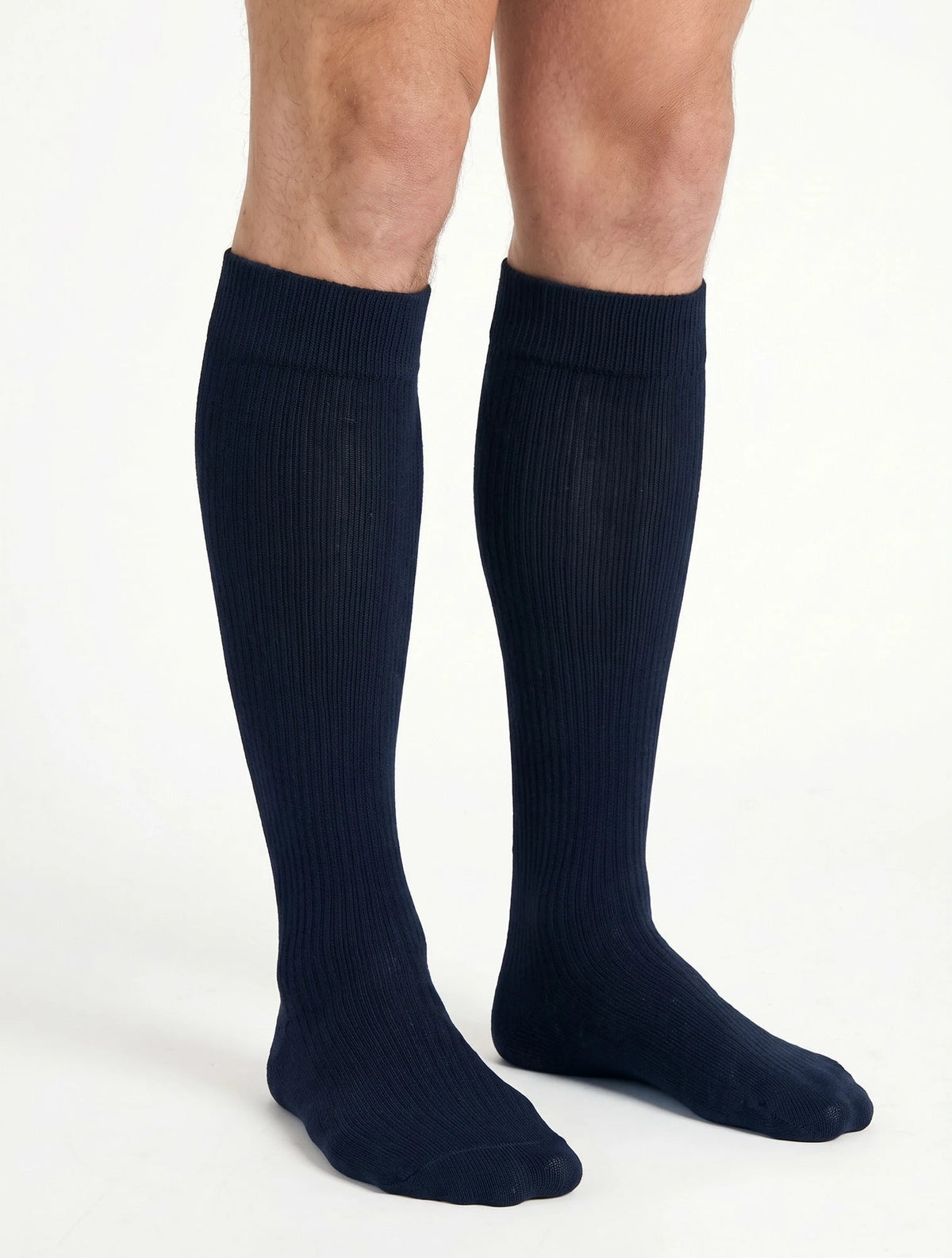 Sockshouse Basset kniekous wol heren - zwart