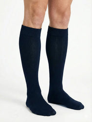 Sockshouse Basset kniekous wol heren - zwart