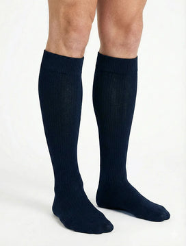 Sockshouse Basset kniekous wol heren - zwart