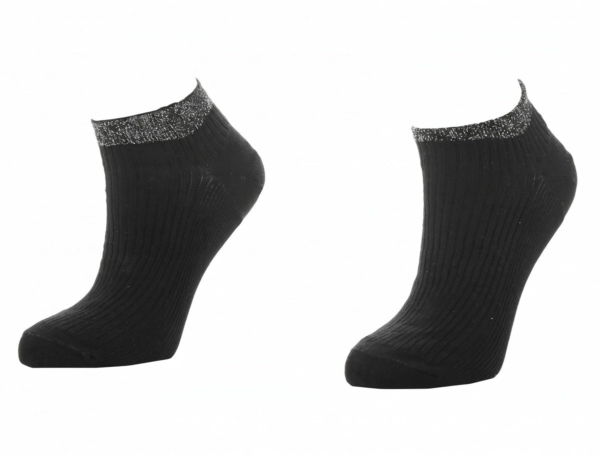 Sockshouse Marcmarcs 2 paar korte sneaker sokken - Glitter