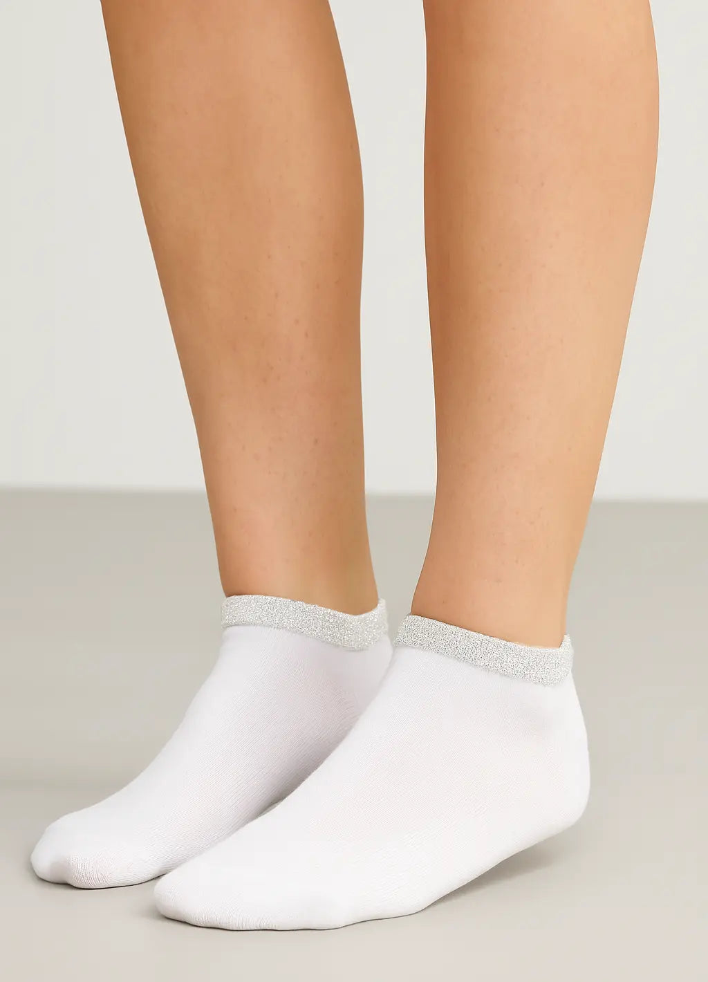 Sockshouse Marcmarcs 2 paar korte sneaker sokken - Glitter