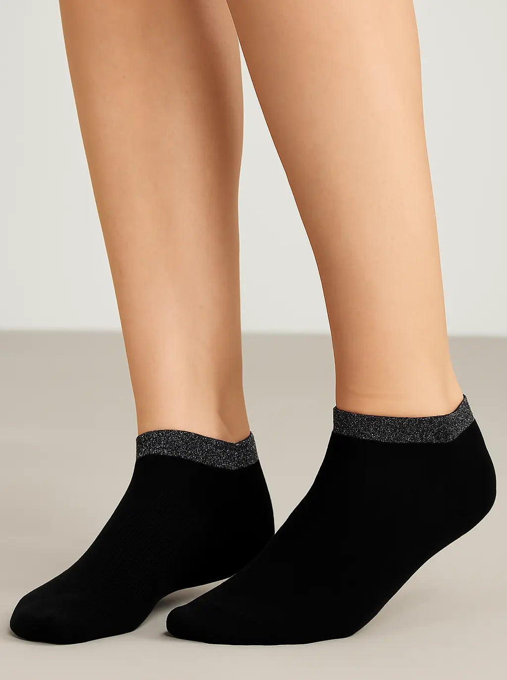 Sockshouse Marcmarcs 2 paar korte sneaker sokken - Glitter