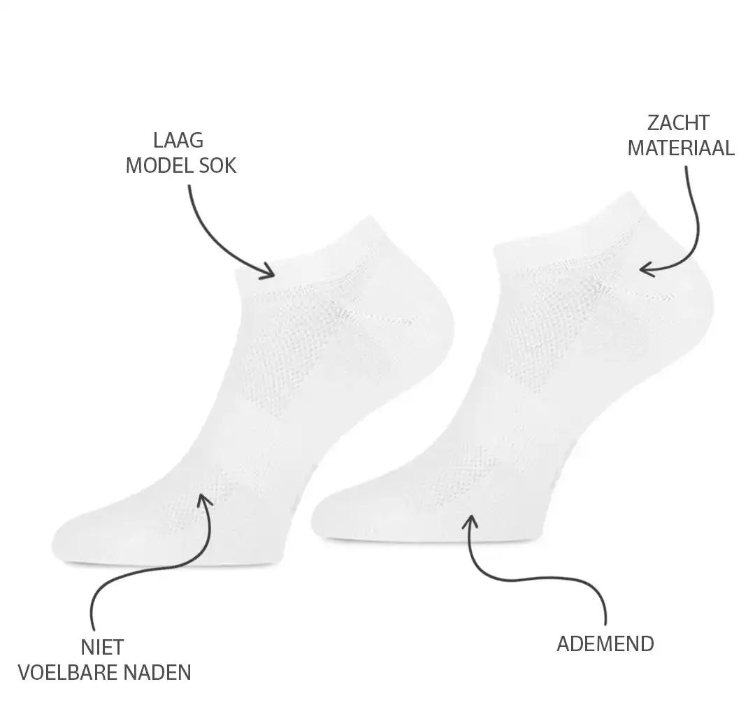 Sockshouse Marcmarcs 2 paar korte sneaker sokken - Katoen