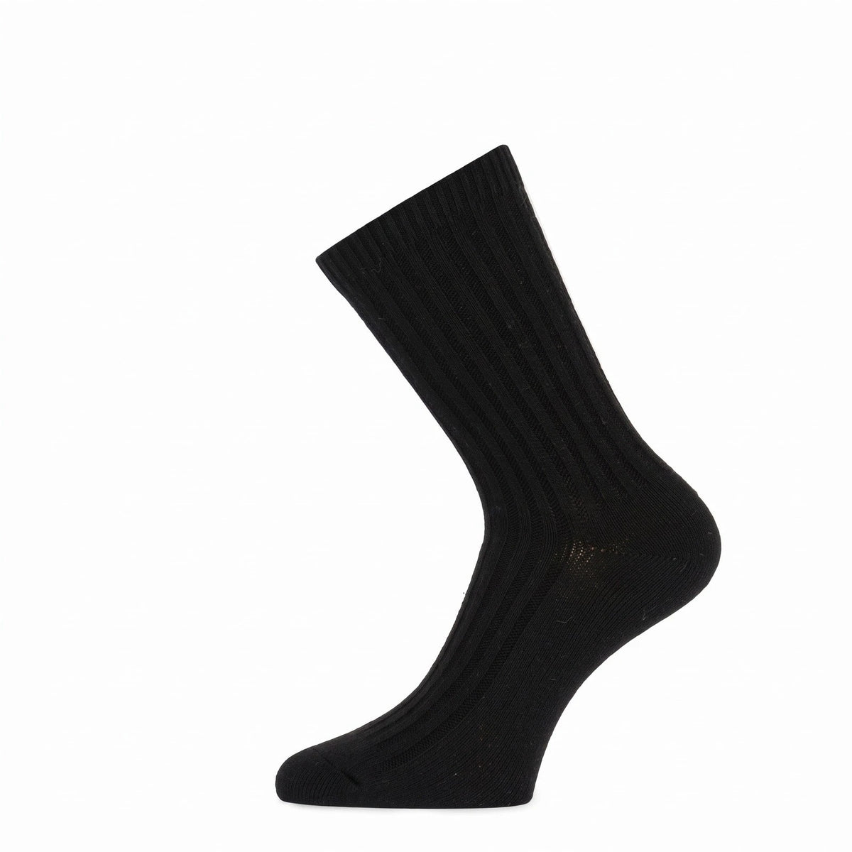 Zwart | voor | Vooraanzicht, zwart – MarcMarcs Unisex sokken Kasjmier