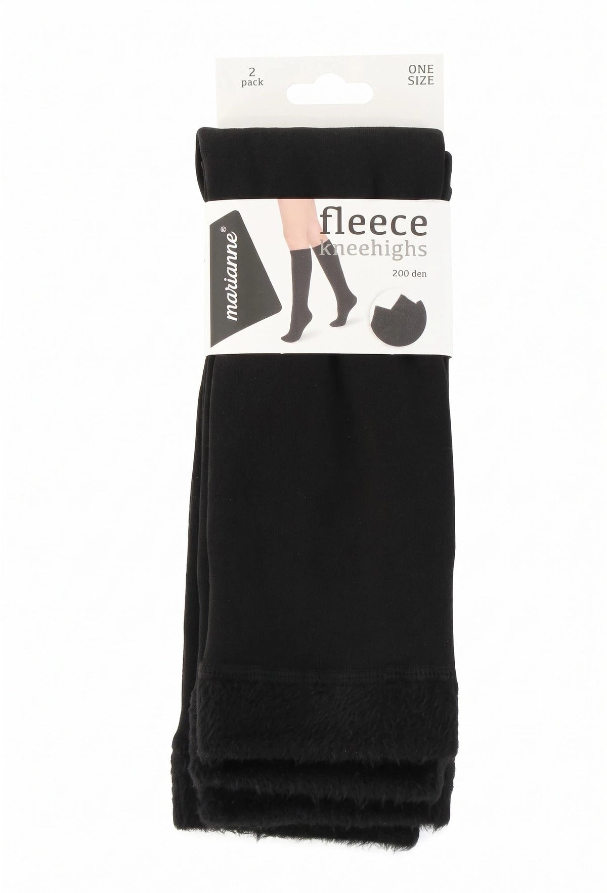 Sockshouse Marianne 2-paar fleece kniekous dames - Warme kniekous