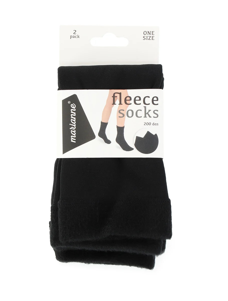 Sockshouse Marianne 2-pak - Fleece sokken - Zachte warme dames sokken