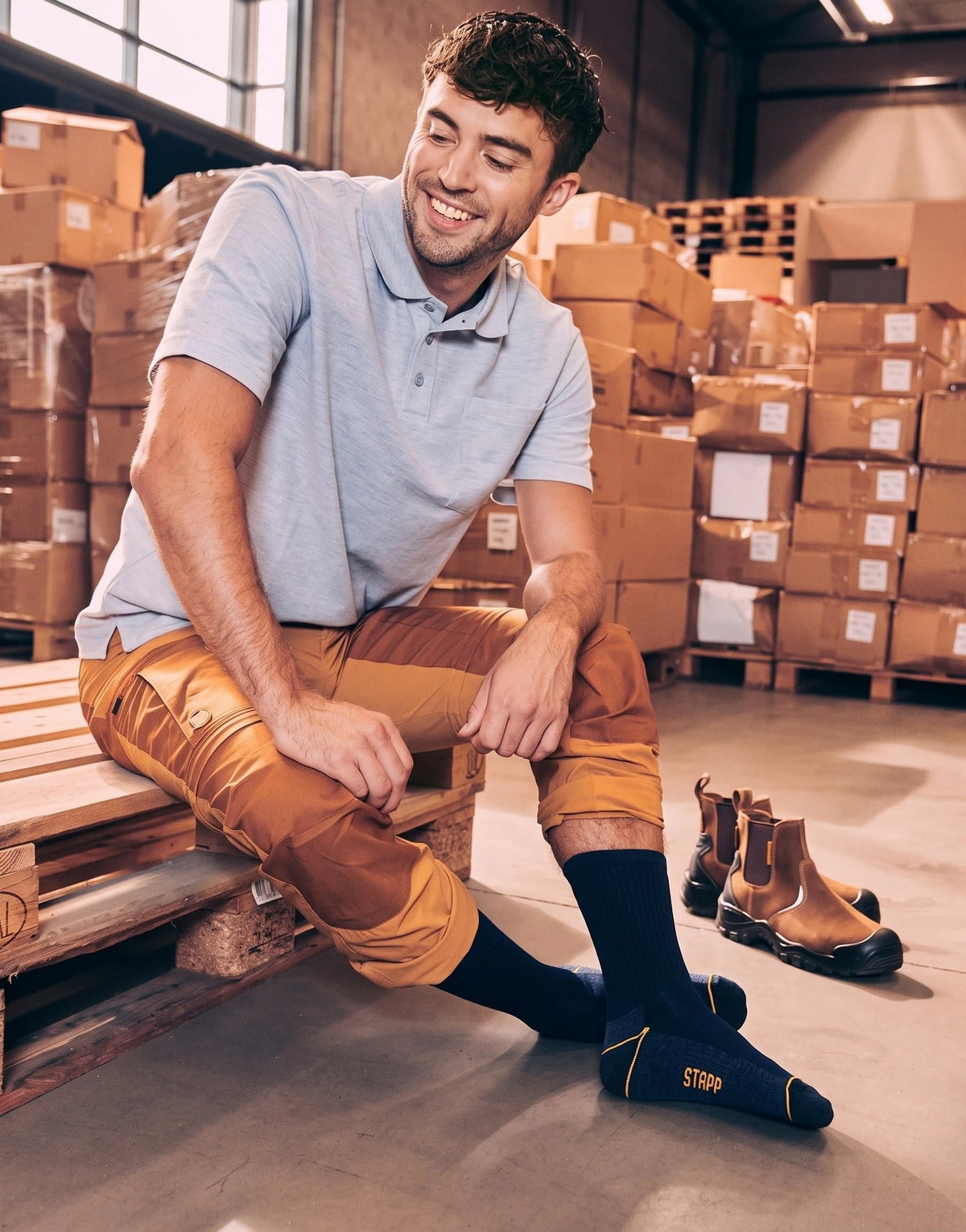 Sockshouse Multipack Stapp 6-paar - Worker heren werk sokken