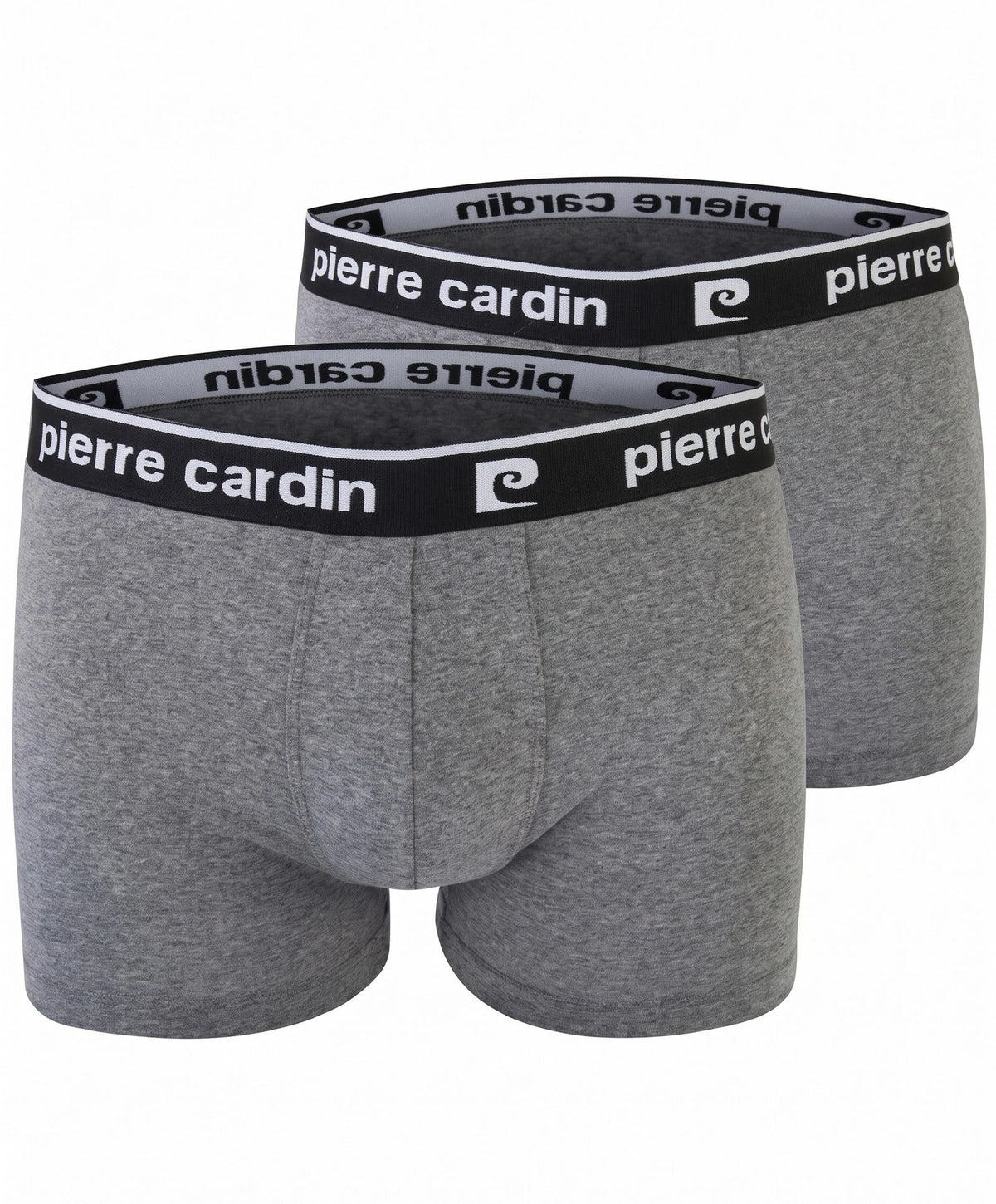 Antraciet | voor | Vooraanzicht, antraciet – Pierre Cardin 2-Pack Heren Boxershorts