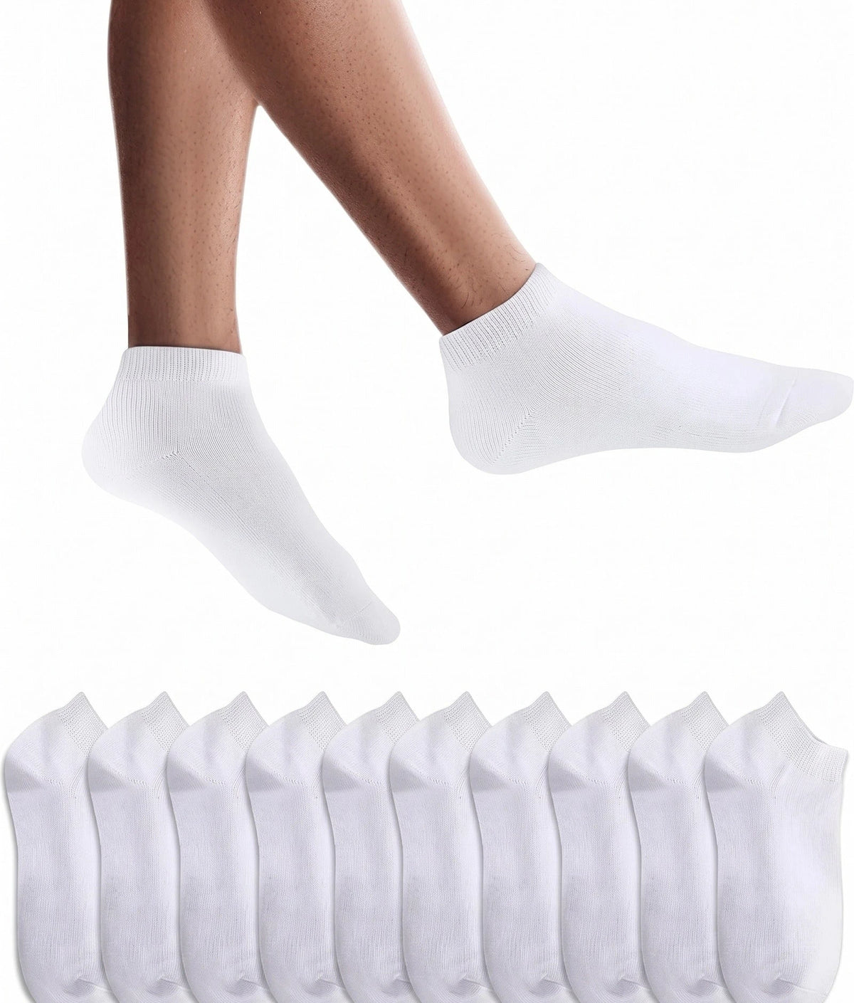 Sockshouse Primair 10-paar Sneakersokken - Enkelsokken - Dames & heren
