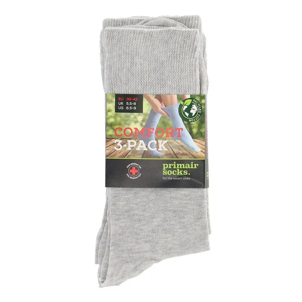 Sockshouse Primair 3-paar sokken - Anti knel boord - Diabetes sokken