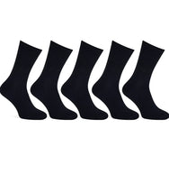 Sockshouse Primair 5-paar heren sport sokken - Katoen - Zwart & wit