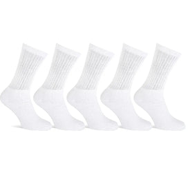 Sockshouse Primair 5-paar heren sport sokken - Katoen - Zwart & wit