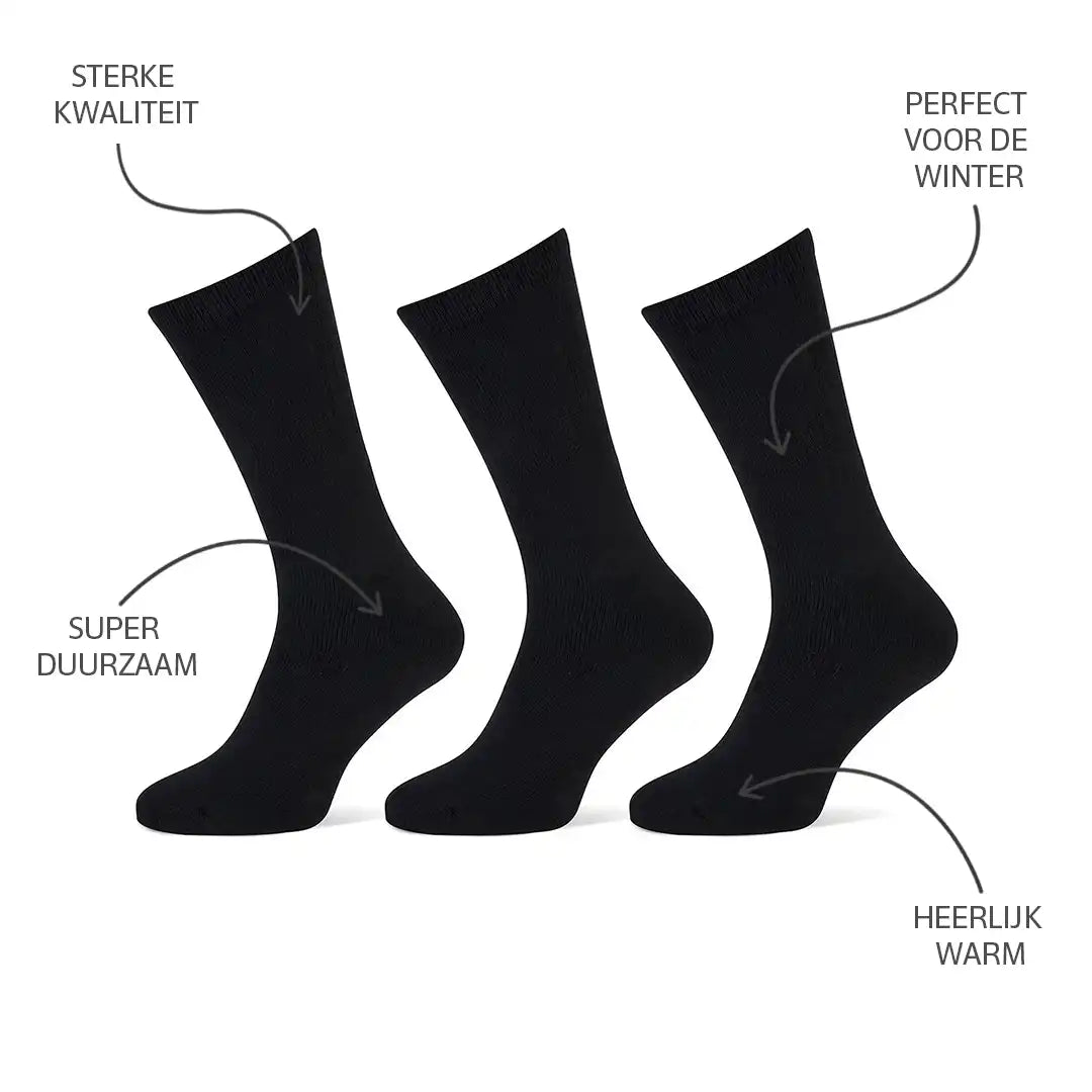 Sockshouse Stapp dikke sokken 3-paar Casual heren sokken