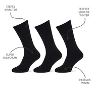Sockshouse Stapp dikke sokken 3-paar Casual heren sokken