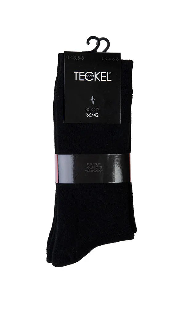 Sockshouse Teckel 2-paar Badstof sokken - Geheel badstof