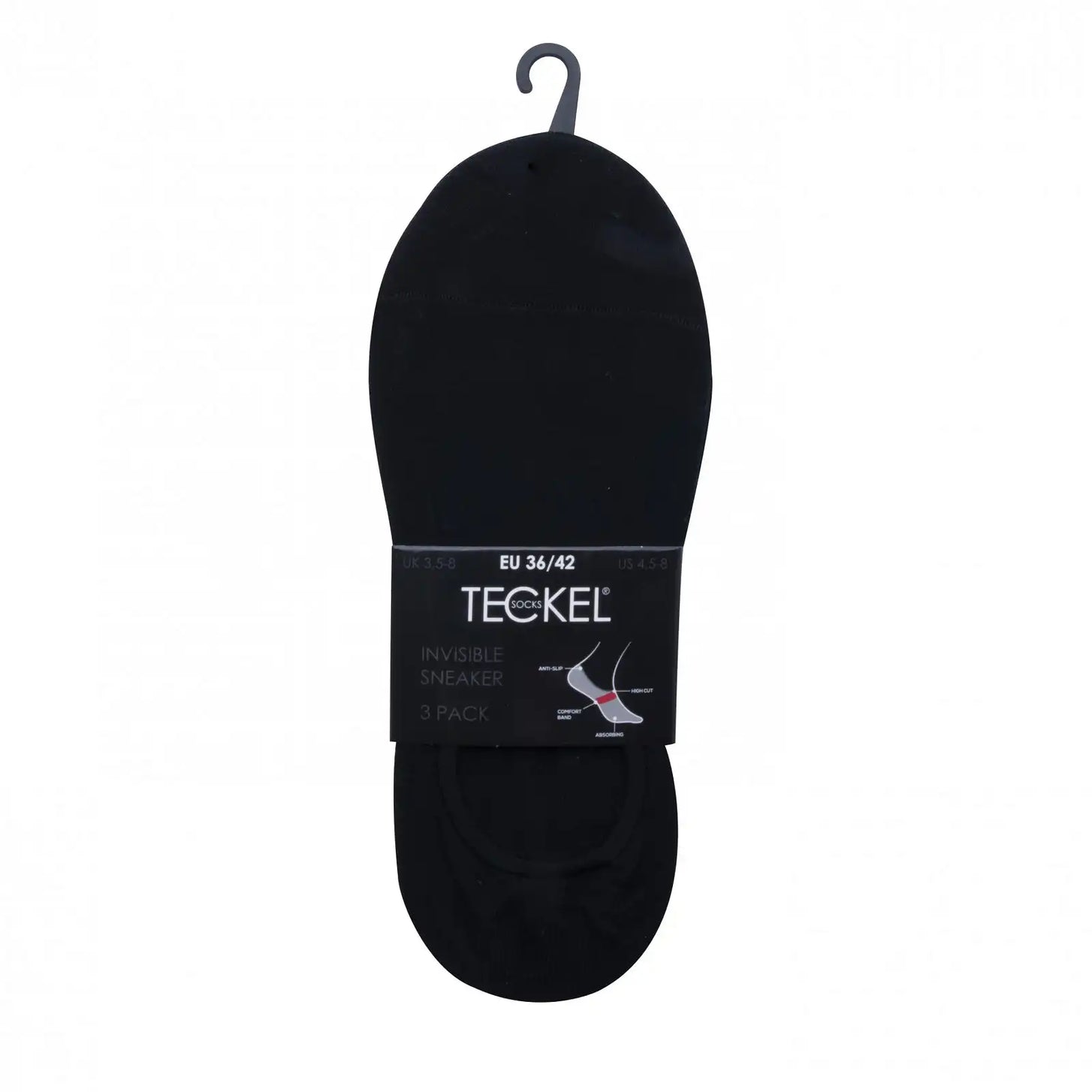 Sockshouse Teckel - 3-pack No Show invisible sokken - Footies