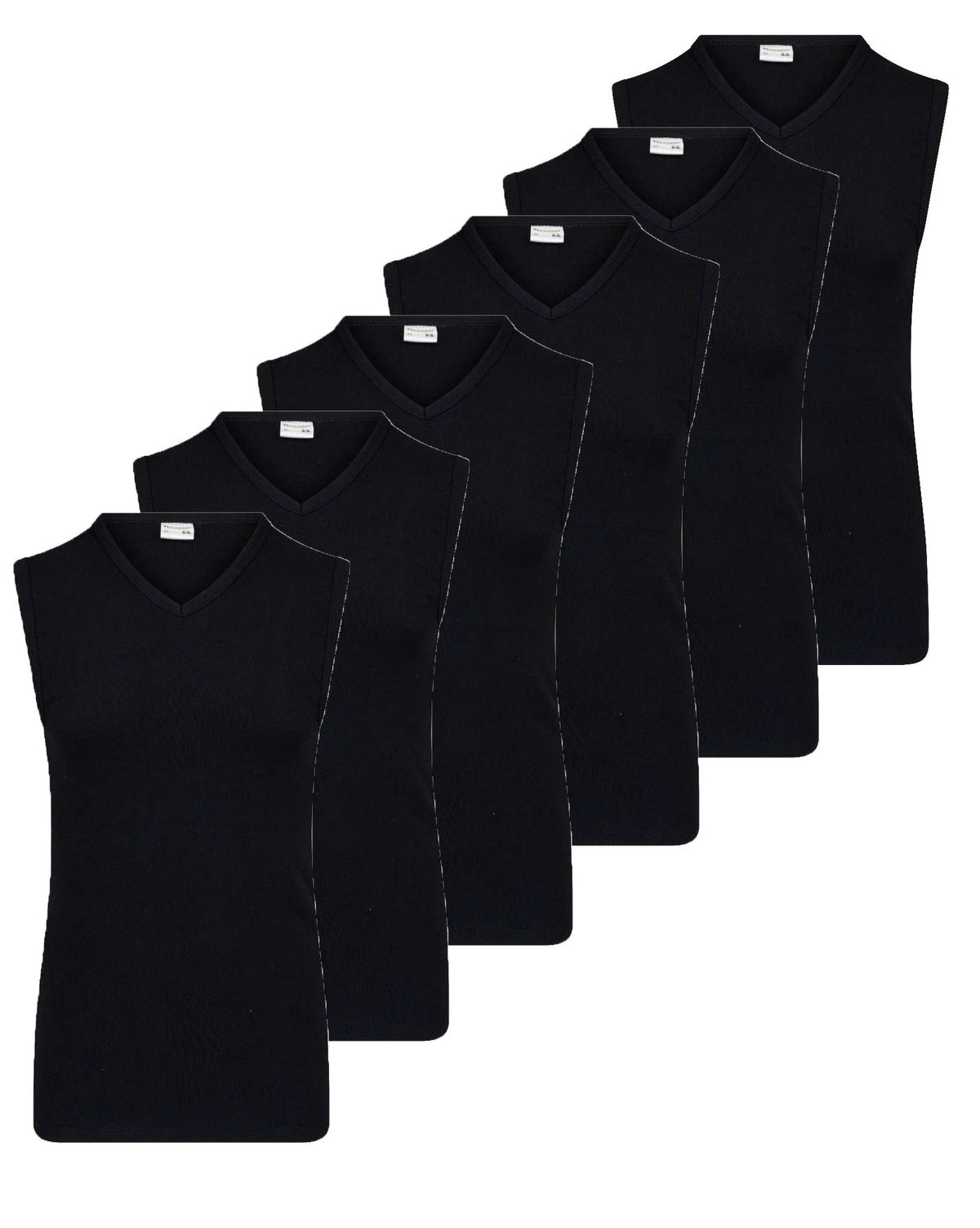 Stellaard Beeren 6 stuks heren mouwloze shirts 100% katoen