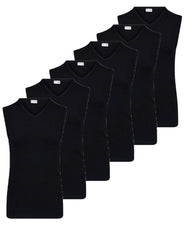 Stellaard Beeren 6 stuks heren mouwloze shirts 100% katoen