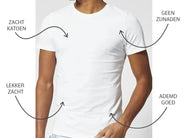 Stellaard Beeren 6 stuks ondershirts / T-shirts heren - Ronde hals