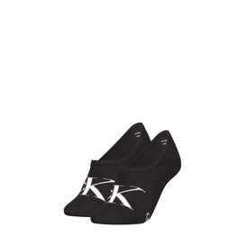 Stichd Calvin Klein 2-paar Footie High cut heren sokken - Logo monogram