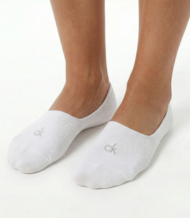 Stichd Calvin Klein 3-paar Footie dames sokken