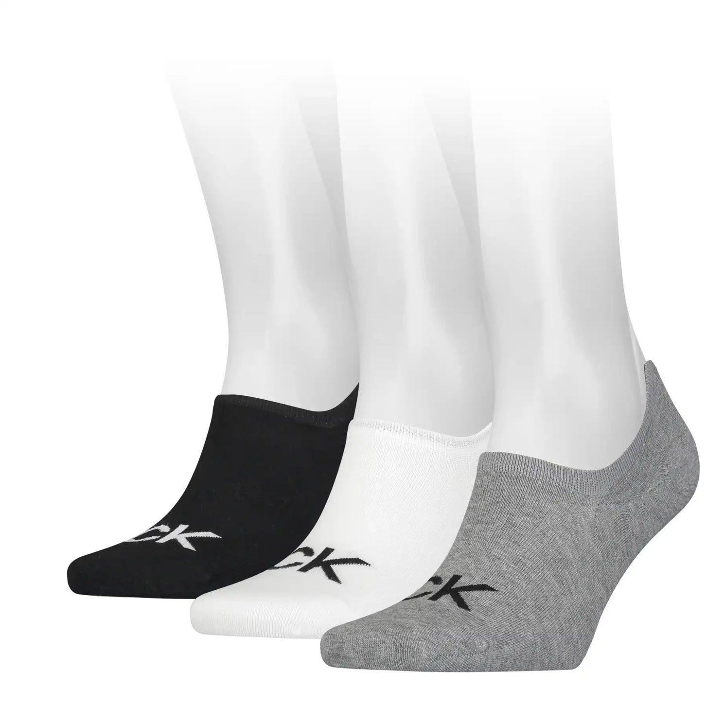 Stichd Calvin Klein 3-paar footies sokken Anti-slip - Heren