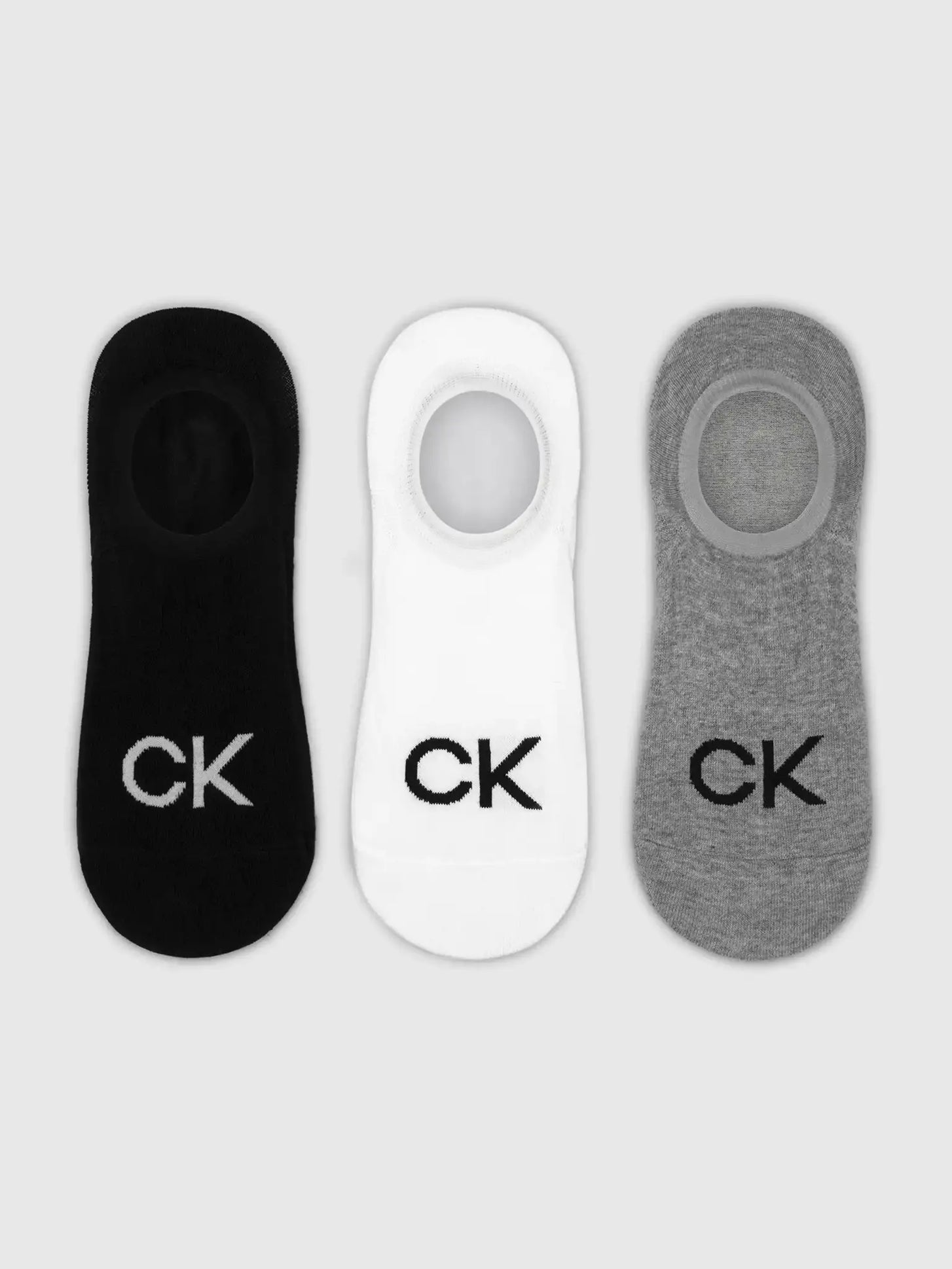 Stichd Calvin Klein 3-paar footies sokken Anti-slip - Heren