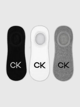 Stichd Calvin Klein 3-paar footies sokken Anti-slip - Heren