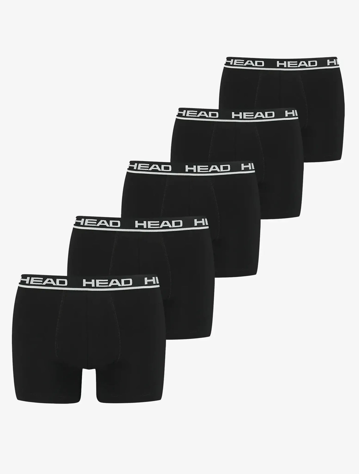 Stichd Head 5-pak Heren Boxershorts - Zwart