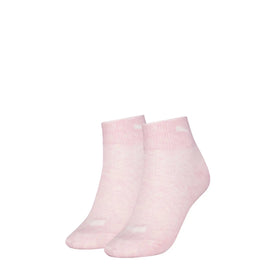 Stichd Puma 2-paar ademende Quarter sneakersokken dames - Mesh