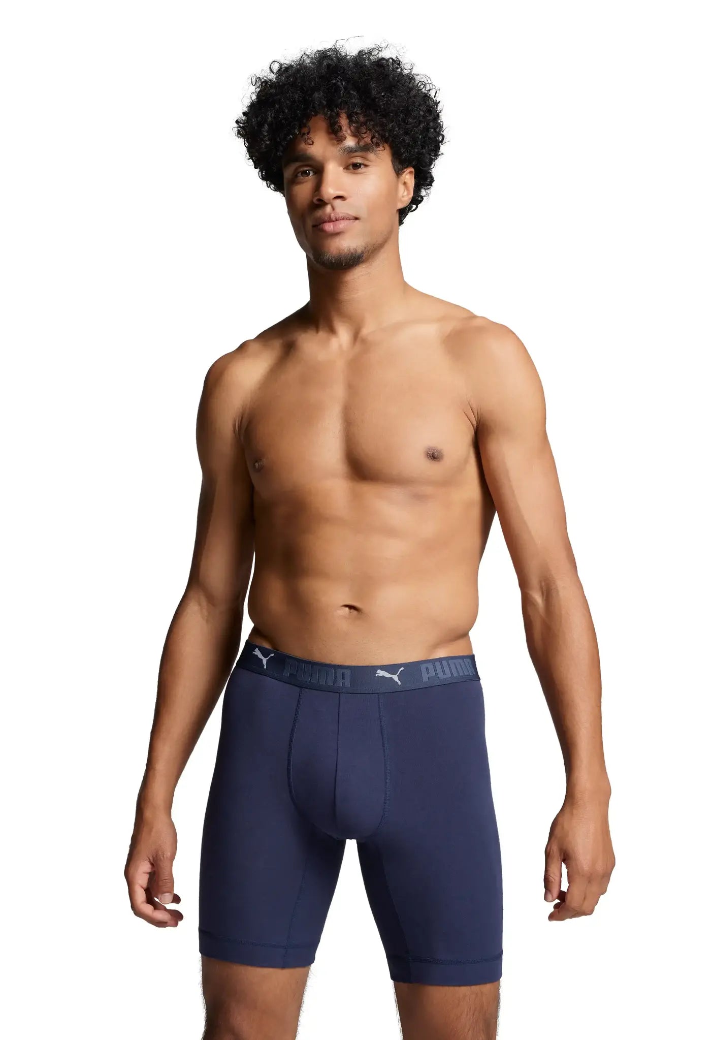 Stichd Puma 2-pack Heren boxershort lange pijpjes - Blauw