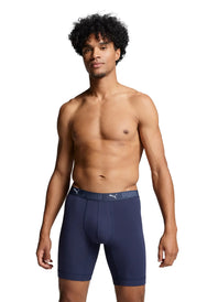 Stichd Puma 2-pack Heren boxershort lange pijpjes - Blauw