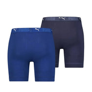 Stichd Puma 2-pack Heren boxershort lange pijpjes - Blauw