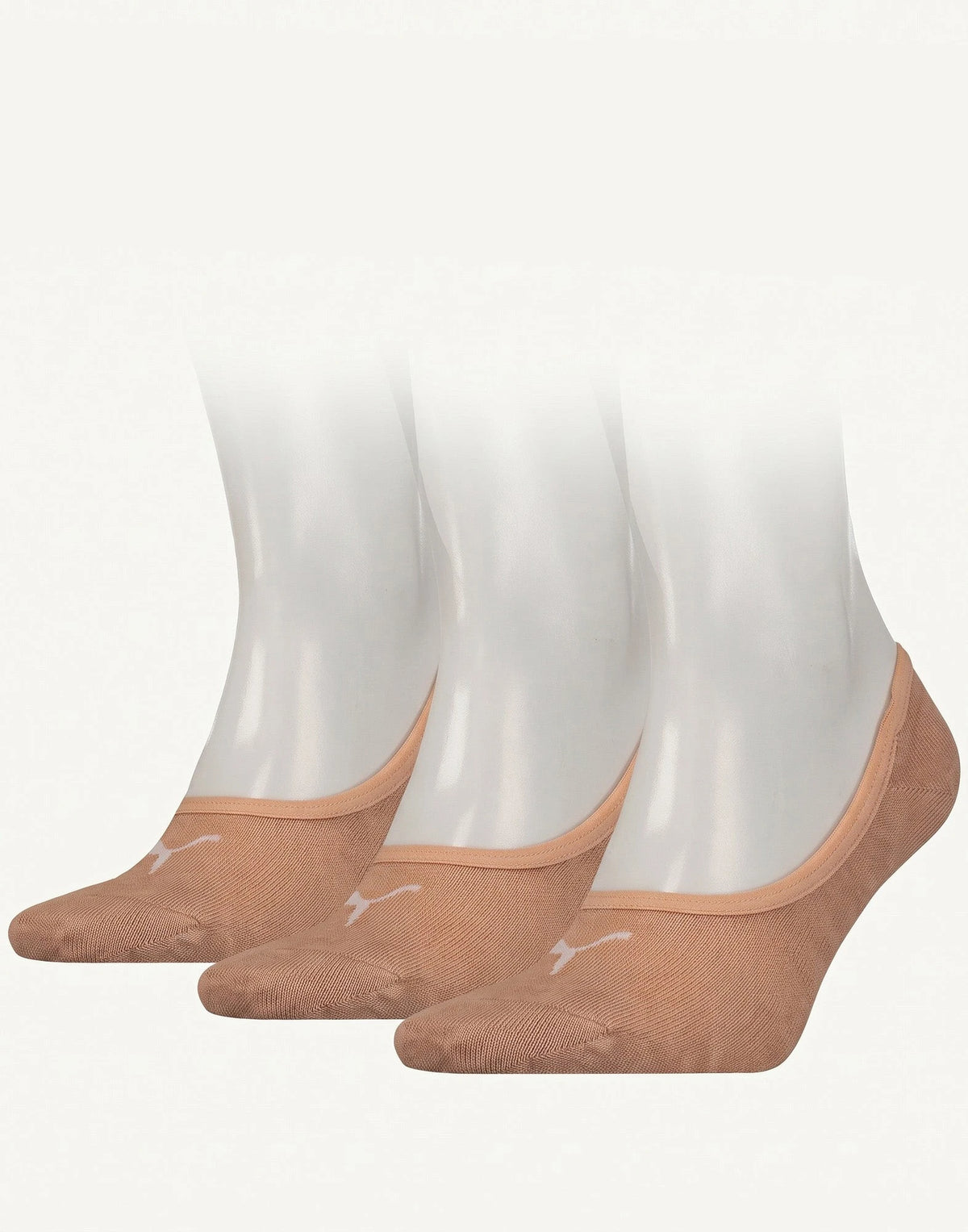 Stichd Puma 3 paar footies sokken - Invisible - Lage Sneaker sokken