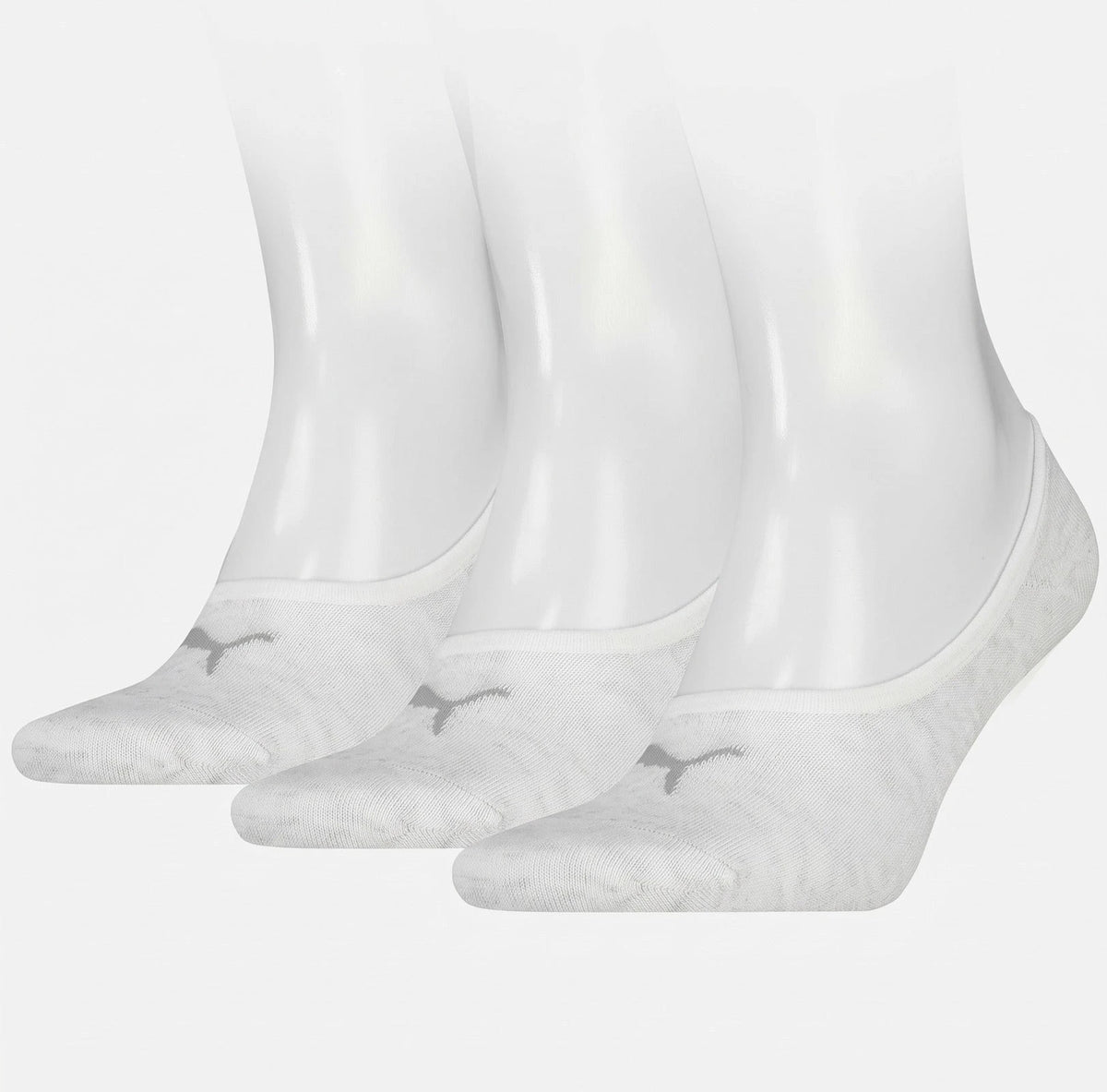 Stichd Puma 3 paar footies sokken - Invisible - Lage Sneaker sokken
