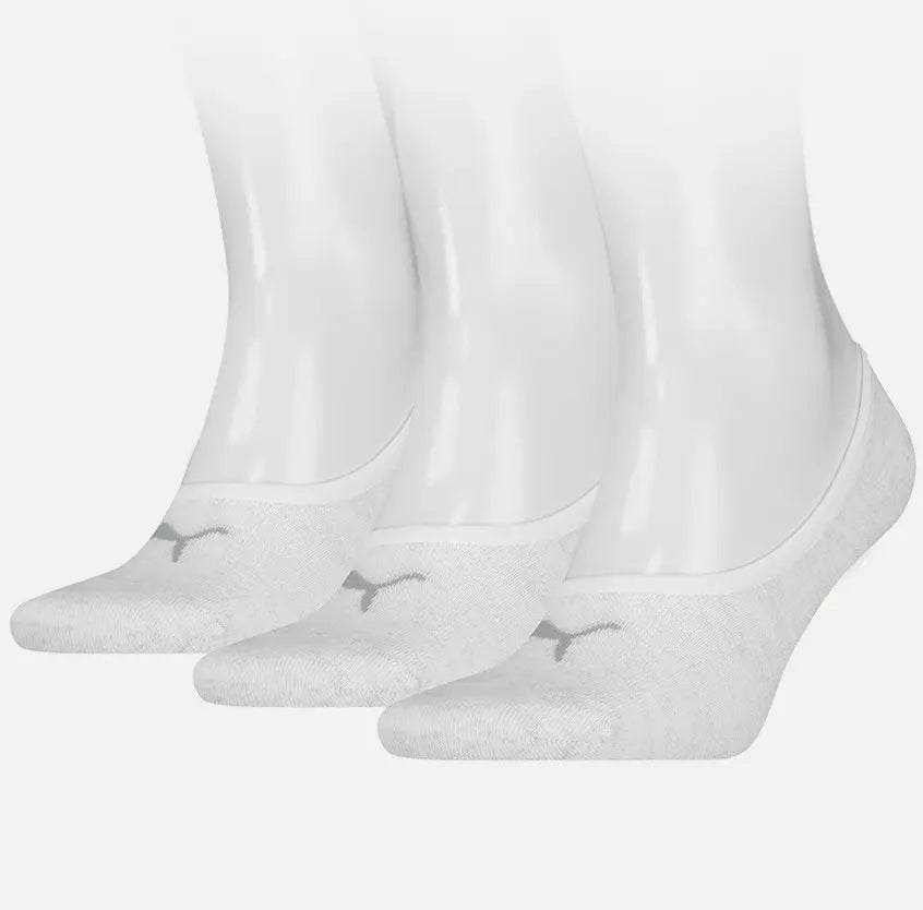 Stichd Puma 3 paar footies sokken - Invisible - Lage Sneaker sokken