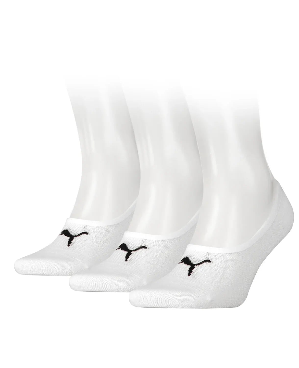 Stichd Puma 3 paar footies sokken - Invisible - Lage Sneaker sokken