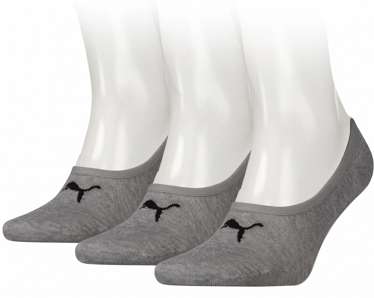 Stichd Puma 3 paar footies sokken - Invisible - Lage Sneaker sokken