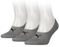 Stichd Puma 3 paar footies sokken - Invisible - Lage Sneaker sokken