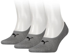 Stichd Puma 3 paar footies sokken - Invisible - Lage Sneaker sokken
