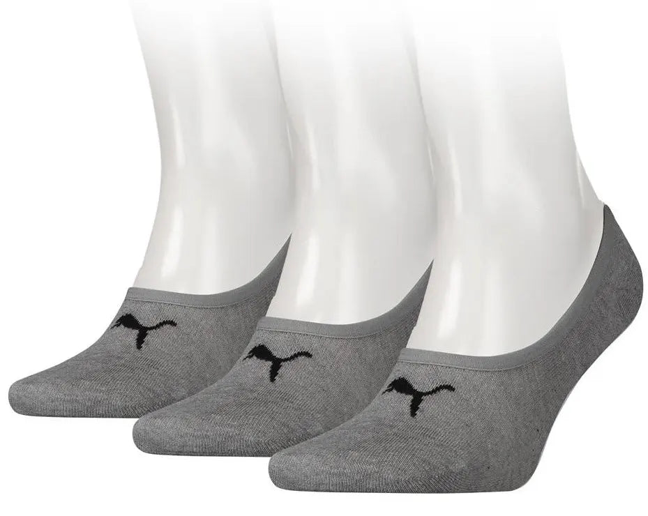 Stichd Puma 3 paar footies sokken - Invisible - Lage Sneaker sokken