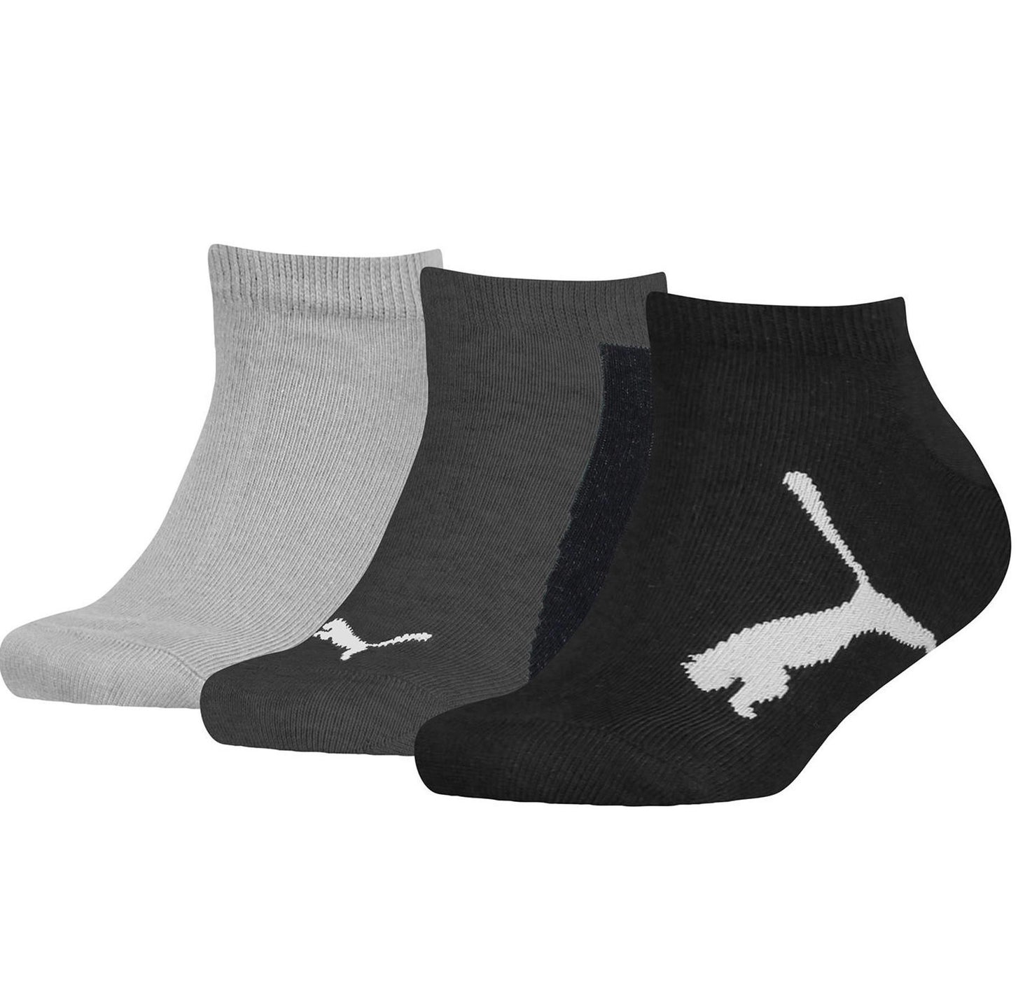 Stichd Puma 3-paar kinder sneaker sokken - combi