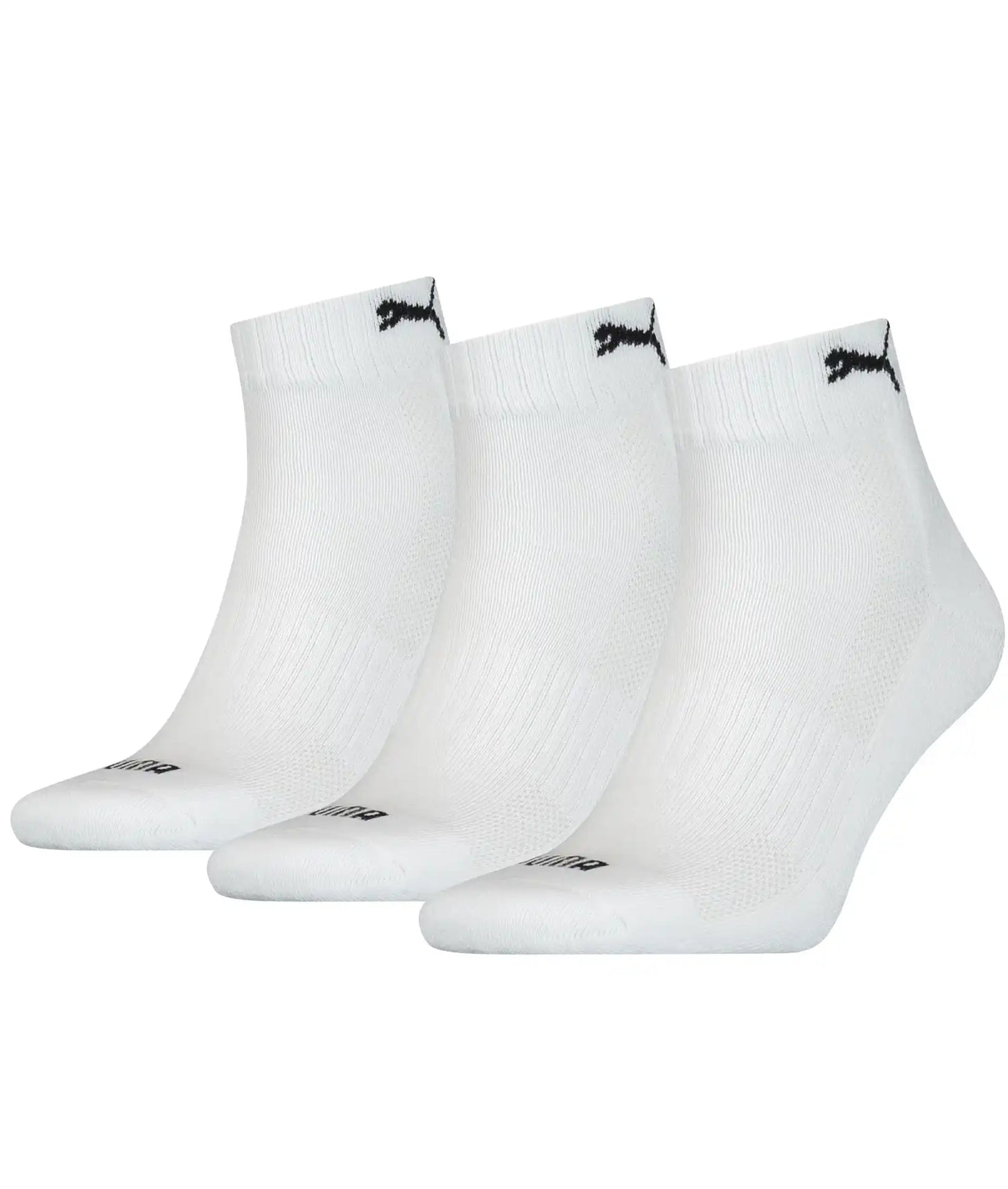 Stichd Puma 3-paar Quarter sokken - Badstof zool