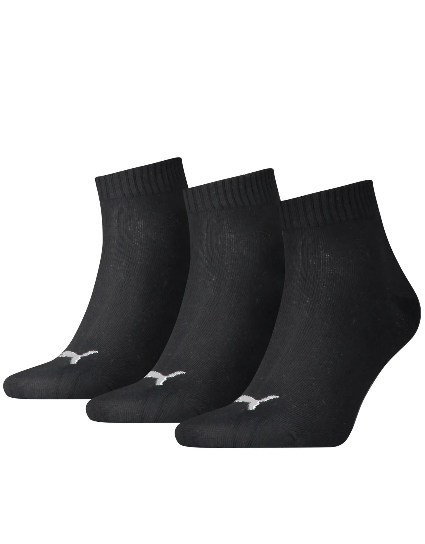 Stichd Puma 3-paar Quarter sokken - Elastisch katoen