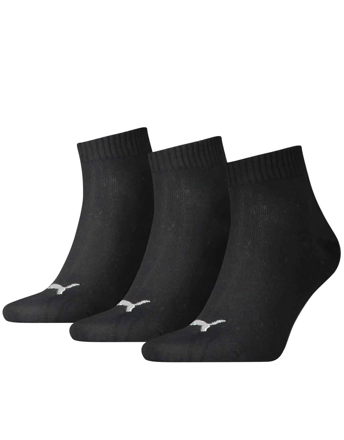 Stichd Puma 3-paar Quarter sokken - Elastisch katoen