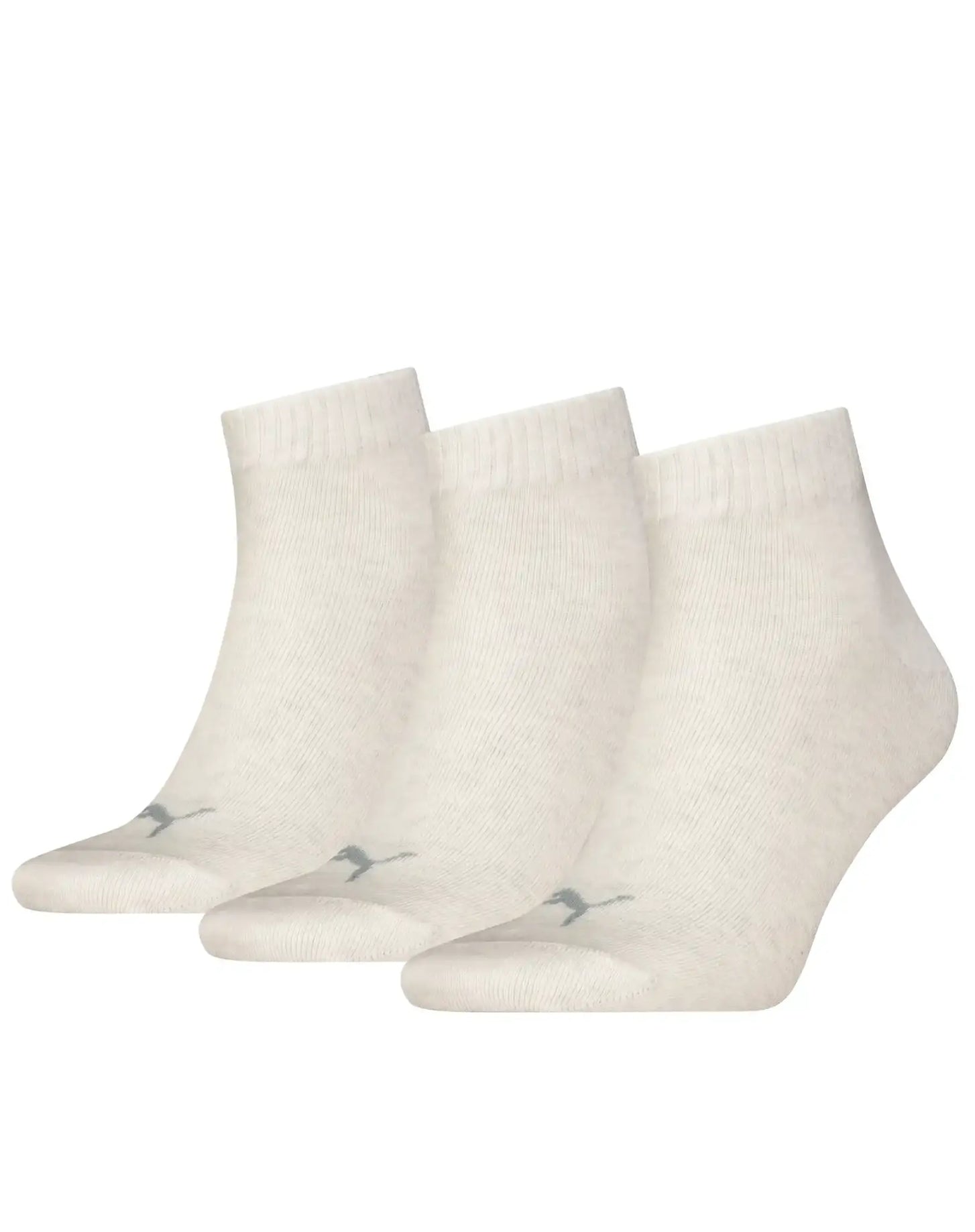 Stichd Puma 3-paar Quarter sokken - Elastisch katoen
